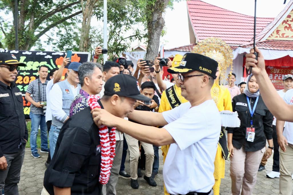Pj Bupati Kampar Ajak Masyarakat Bersukacita Sambut Pemilu 2024